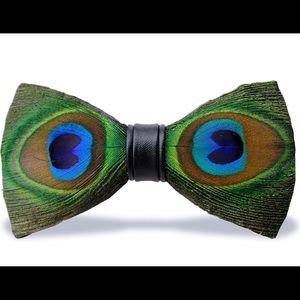 Party Peacock Bowtie Bow Tie Luxury